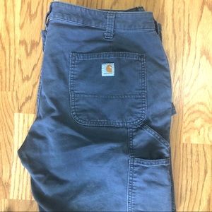 Carhartt Gray Work Pants Original Fit Crawford